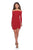La Femme - 28182 Long Sleeve Off-shoulder Jersey Sheath Dress Cocktail Dresses