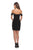 La Femme - 28193 Off-Shoulder Jersey Sheath Dress Cocktail Dresses