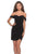 La Femme - 28193 Off-Shoulder Jersey Sheath Dress Cocktail Dresses