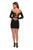 La Femme - 28212 Long Sleeve Fitted Short Dress Cocktail Dresses