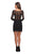 La Femme - 28233 Plunging V-Neck Lace Sheath Dress Cocktail Dresses