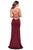 La Femme - 28294 Lace-up Open Back Ruffle High-Low Prom Dress Prom Dresses