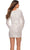 La Femme - 28316 Sequined Ruched Long Sleeves Cocktail Dress Cocktail Dresses