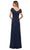 La Femme - 28321 V-Neck Fitted Evening Dress Special Occasion Dress