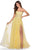 La Femme - 28470 Floral Appliqued A-Line Tulle Gown Prom Dresses