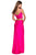 La Femme - 28472 Two-Piece Surplice V-Neck High Slit Dress Prom Dresses