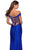 La Femme - 28506 Off Shoulder Tie Low-Cut Open Back Jersey Prom Dress Prom Dresses