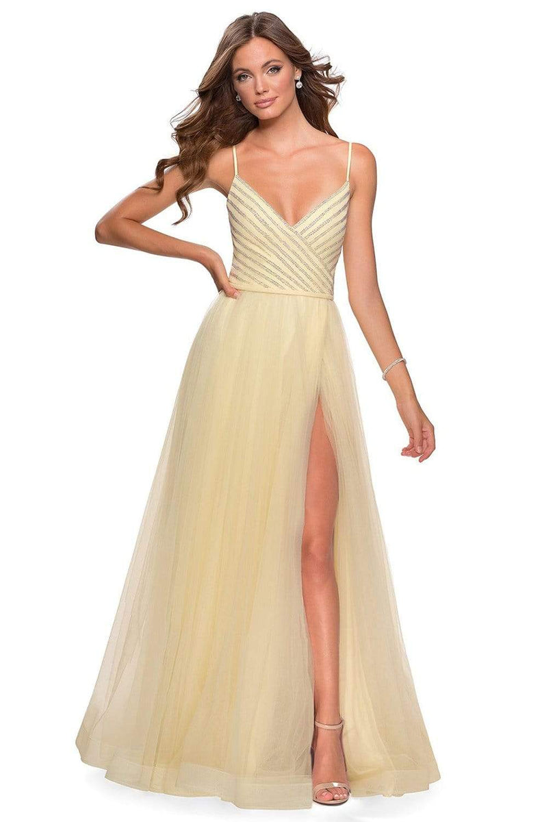 Luxurious Lilac Rhinestone Beadings Pleated Floor Length Prom Dress YK0691
