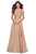 La Femme - 28543 Embellished V-neck A-line Dress Evening Dresses