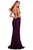 La Femme - 28556 Beaded Lace Plunging V-Neck Sheath Dress Evening Dresses