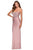 La Femme - 28558 Scoop Neck Lace Sheath Dress Prom Dresses 00 / Mauve
