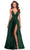 La Femme - 28607  Deep V Neck High Leg Prom Dress Prom Dresses