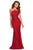 La Femme - 28619 Lace Applique Halter Sheath Dress Prom Dresses