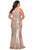 La Femme - 28877 Printed Sequin Scoop Dress Evening Dresses