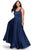 La Femme - 28879 Scoop A-Line Evening Gown Evening Dresses