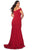 La Femme - 28963 Off-Shoulder Jersey Trumpet Dress Evening Dresses