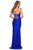 La Femme - 28984 Strappy V-Neck Sheath Dress Evening Dresses