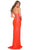 La Femme - 29010 Cowl Neck Open Back Sheath Dress Prom Dresses