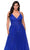 La Femme - 29021 Plunging V-neck Tulle A-line Gown Evening Dresses