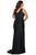 La Femme - 29024 Ruched V-neck Jersey Fitted Dress Prom Dresses