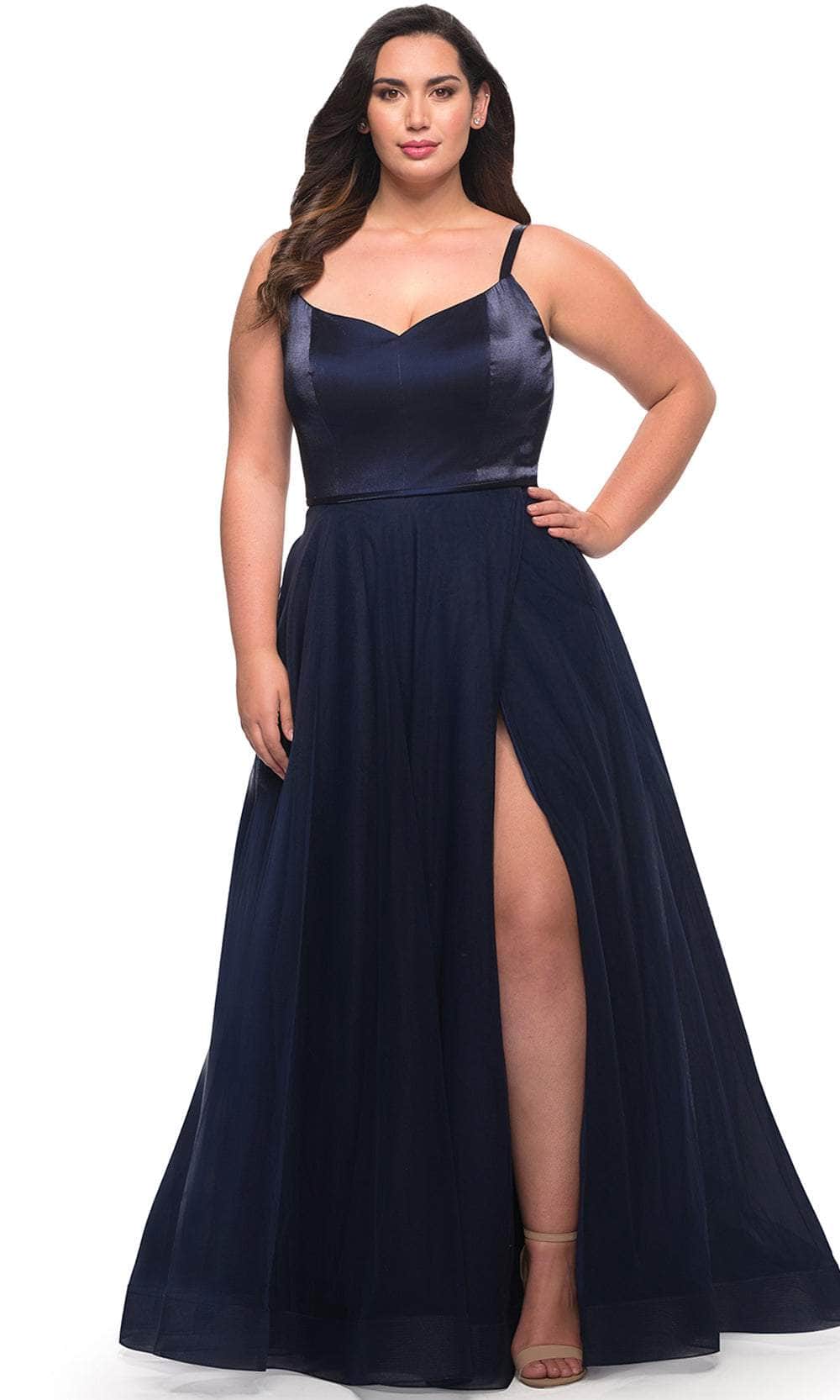 Final Sale Plus Size Off the Shoulder Tie Gown Dress in Royal Red | Chic  and curvy, Gowns dresses, Dresses