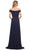 La Femme - 29168 Off Shoulder Ruched Evening Dress Mother of the Bride Dresses