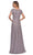 La Femme - 29198 Embroidered Fabric Modest A-line Dress Mother of the Bride Dresses