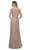 La Femme - 29225 Illusion Formal Embroidered Long Dress Mother of the Bride Dresses