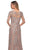 La Femme - 29225 Illusion Formal Embroidered Long Dress Mother of the Bride Dresses