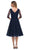 La Femme - 29229 V-Neck Knee-Length Cocktail Dress Mother of the Bride Dresses