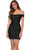 La Femme - 29268 Off Shoulder Jersey Short Homecoming Dress Homecoming Dresses 00 / Black