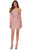 La Femme - 29268 Off Shoulder Jersey Short Homecoming Dress Homecoming Dresses 00 / Mauve