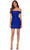 La Femme - 29268 Off Shoulder Jersey Short Homecoming Dress Homecoming Dresses 00 / Royal Blue