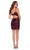 La Femme - 29426 Faux Wrap Sequin Short Dress Special Occasion Dress