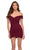 La Femme - 29486 Ruched Off Shoulder Sheath Homecoming Dress Homecoming Dresses
