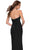 La Femme - 29489 Strapless Ruche-Ornate High Slit Dress Evening Dresses