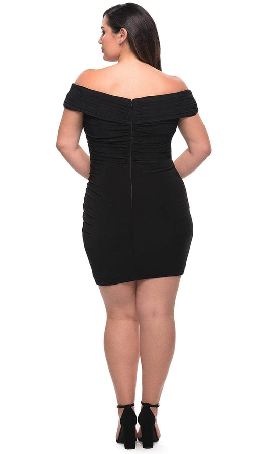 La Femme 29521 - Ruched After Prom Cocktail Dress