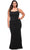 La Femme 29590 - Crisscrossed Back Prom Dress Special Occasion Dress