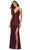 La Femme - 29642 Sequined Plunging V Neck Sheath Dress Evening Dresses