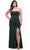La Femme 29664 - Strapless Ruffled Slit Prom Gown Special Occasion Dress