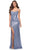 La Femme - 29676 Sequin Scoop Sheath Dress With Slit Prom Dresses