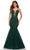 La Femme - 29680 V-Neck Lace Appliqued Gown Prom Dresses