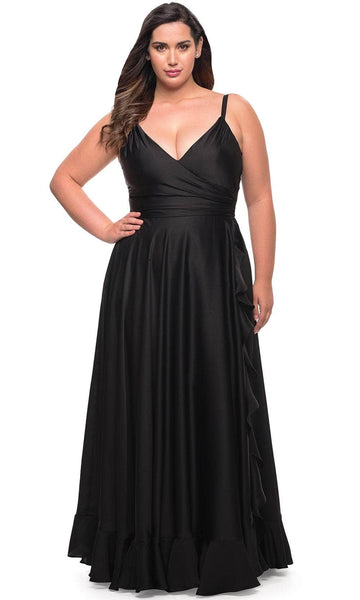 formal black dress plus size Sleeveless Long Formal Dress Plus Size Evening Gown