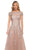 La Femme 29829 - Embellished Bateau Neck A-Line Dress Special Occasion Dress