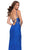 La Femme - 29842 Plunging Jeweled Lace High Slit Dress Prom Dresses