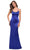 La Femme - 29858 Stretch Satin Scoop Neck Trumpet Dress Prom Dresses