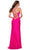La Femme - 29870 Hot Pink Taffeta Long Dress Prom Dresses