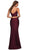 La Femme - 29904 Two Piece Simple V Neck Dress Prom Dresses