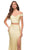 La Femme - 29951 Two-Piece Jewel Studded Off Shoulder Dress Prom Dresses