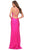 La Femme - 29969 Low V Neck Beaded Long Gown Prom Dresses
